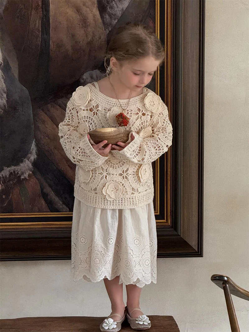 Jersey floral de punto con cuello redondo para niño – Primavera/Verano - imagen 2