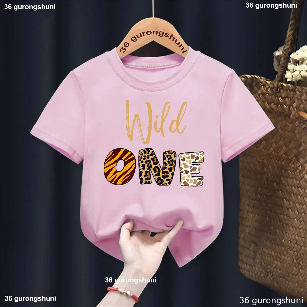 Camiseta primer cumpleaños Wild One para niños y niñas - imagen 3