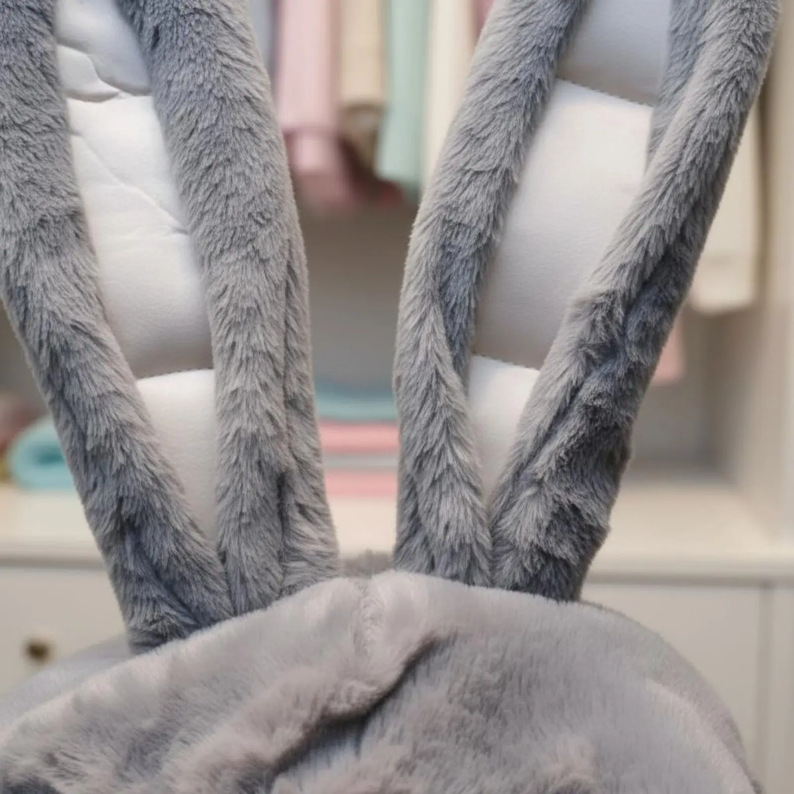 Gorro con orejas de conejo suave para cosplay y fotos - imagen 2