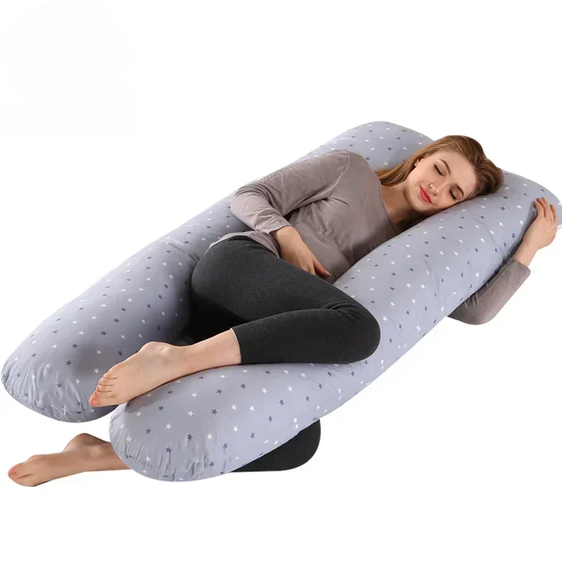 Cojín de embarazo Materbity en U, extraíble y lavable, soporte lumbar - imagen 3