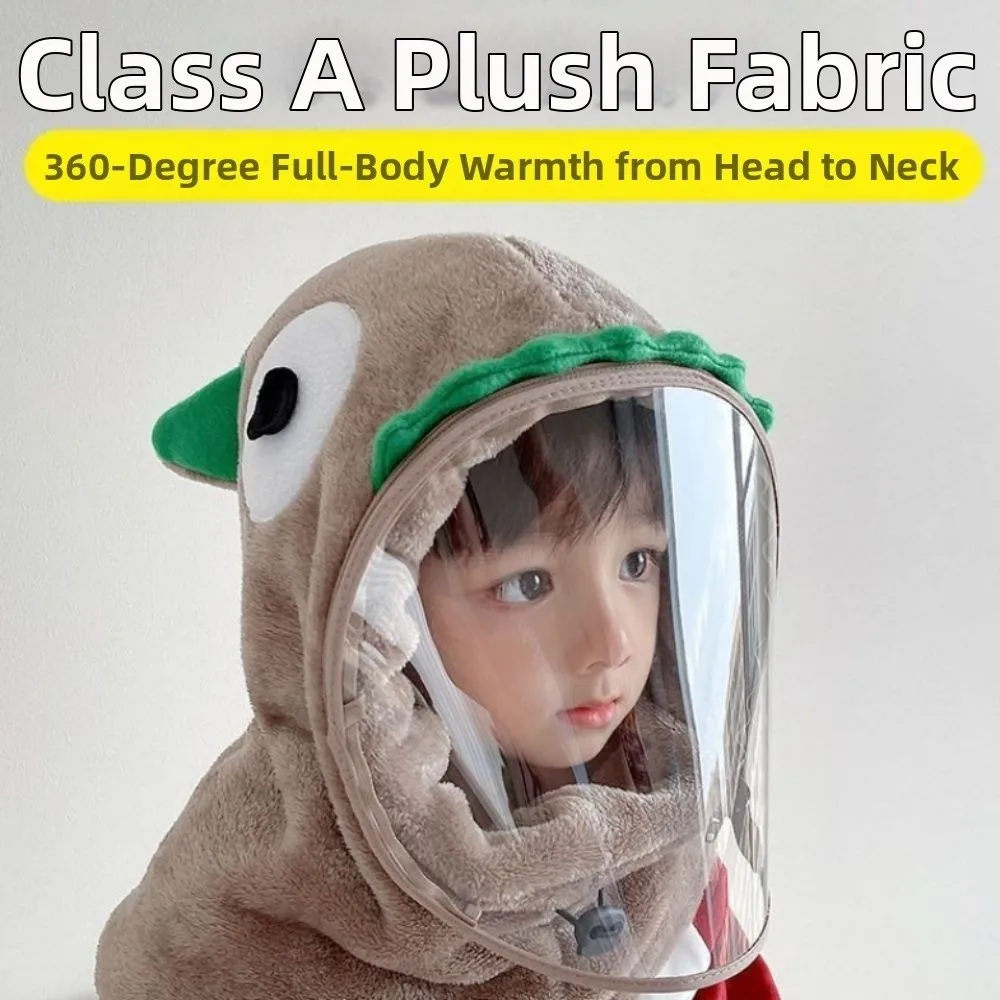 Gorro bufanda infantil de invierno con orejeras a prueba de viento - imagen 4