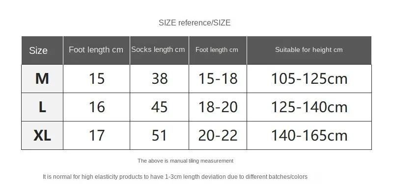 Calcetines largos hasta la rodilla para niñas en color sólido
