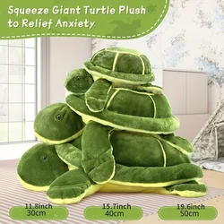 Mamá y cría Tortuga de peluche marina para bebés – compañero de juegos