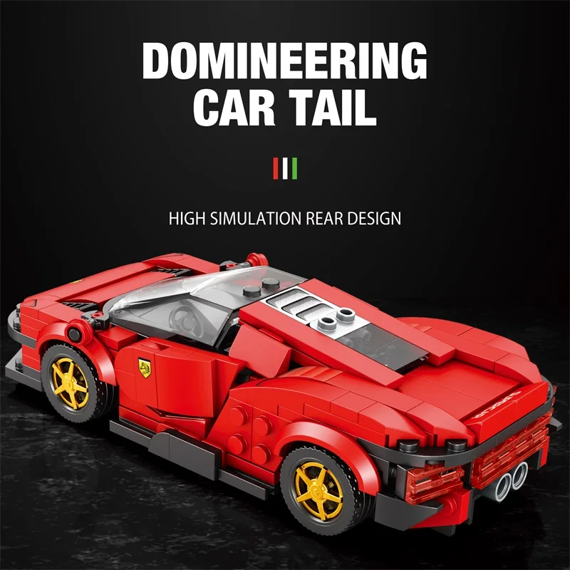 Coche deportivo de bloques para pequeños constructores - imagen 2