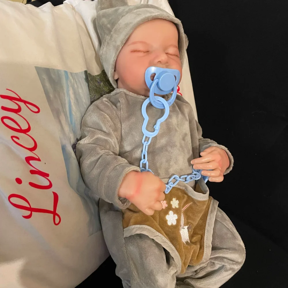 Bebé Reborn Levi realista durmiendo – Muñeca para niña - imagen 3