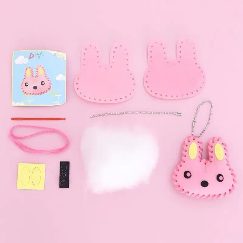 Kits de manualidades con animales de tela para niños – Regalos creativos - imagen 3