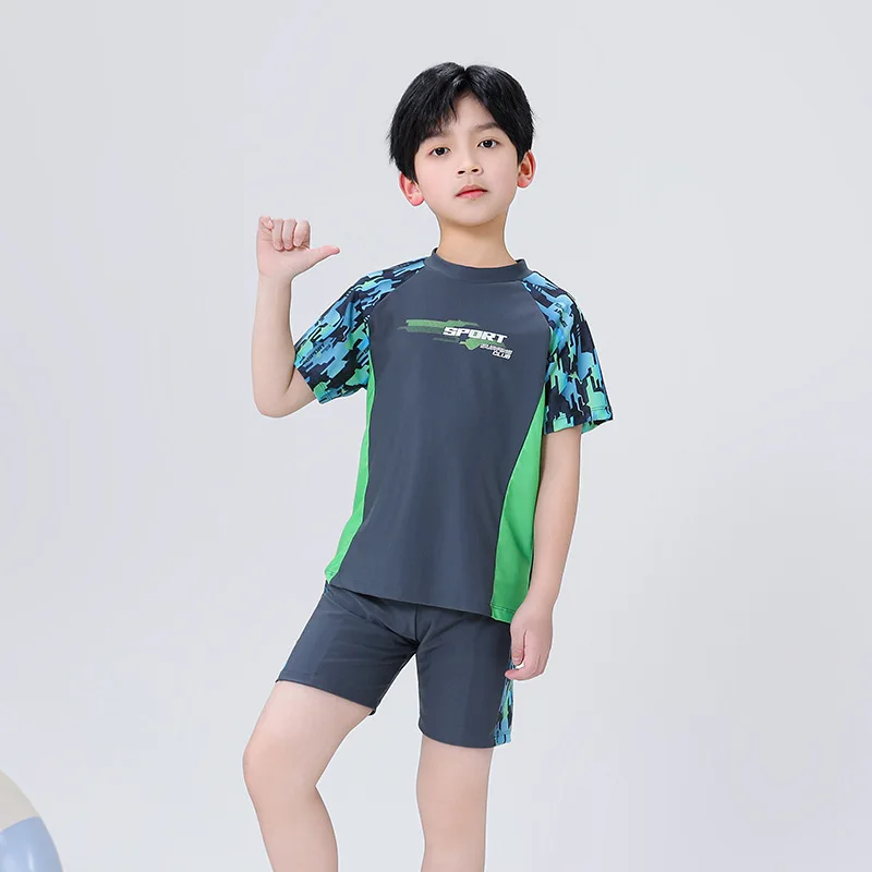 Trajes de baño infantiles con protección solar y secado rápido - imagen 5