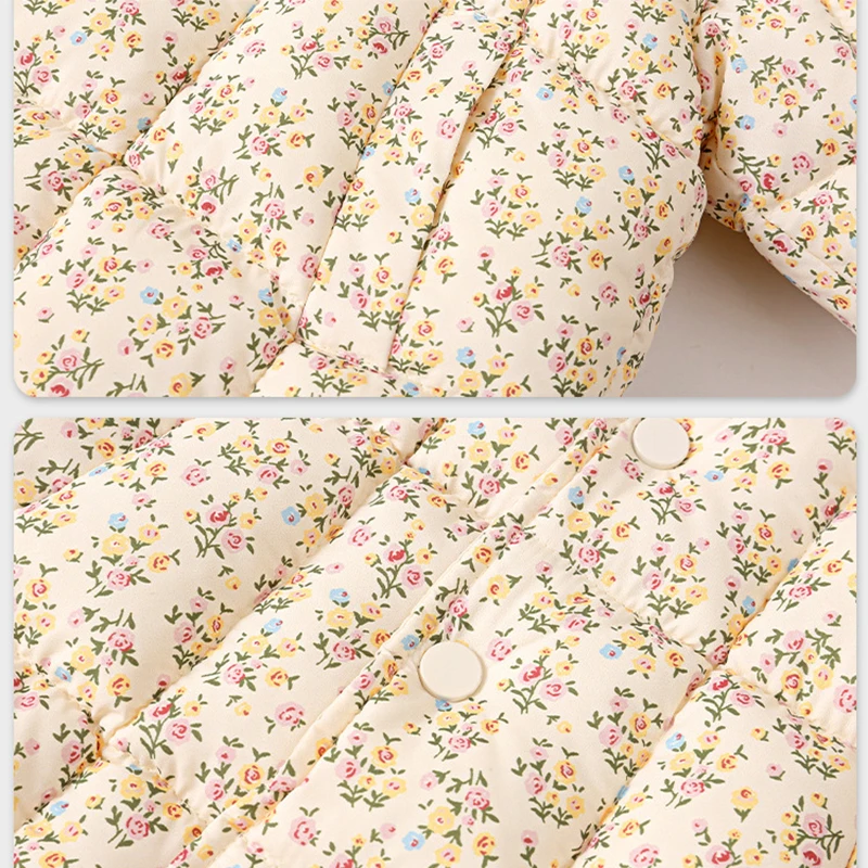 Chaqueta de plumón de invierno para niños, abrigo acolchado cálido - imagen 4