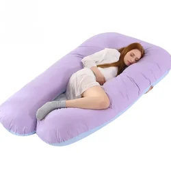 Cojín de embarazo Materbity en U, extraíble y lavable, soporte lumbar