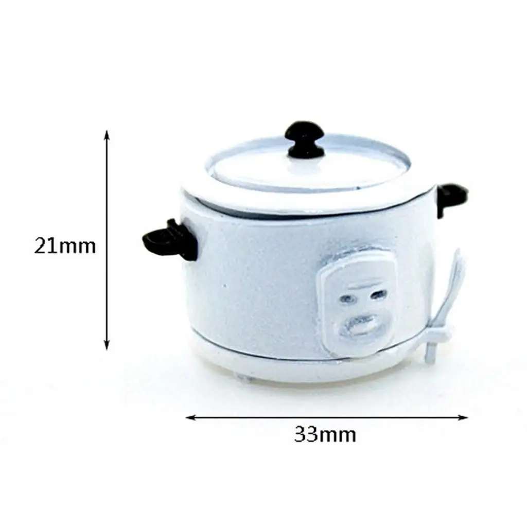 Mini cocina eléctrica de juguete para casa de muñecas - imagen 3