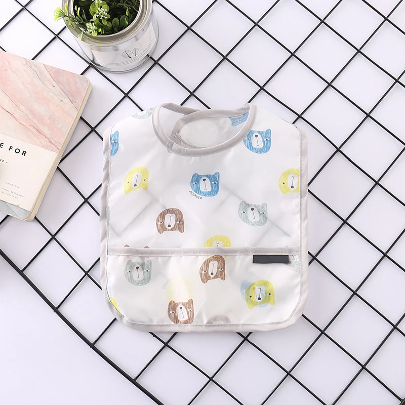 Baberos impermeables de toalla para bebé unisex, saliva y eructos - imagen 2