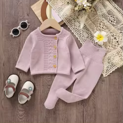 Conjunto polar suave para niños – Abrigados para otoño invierno