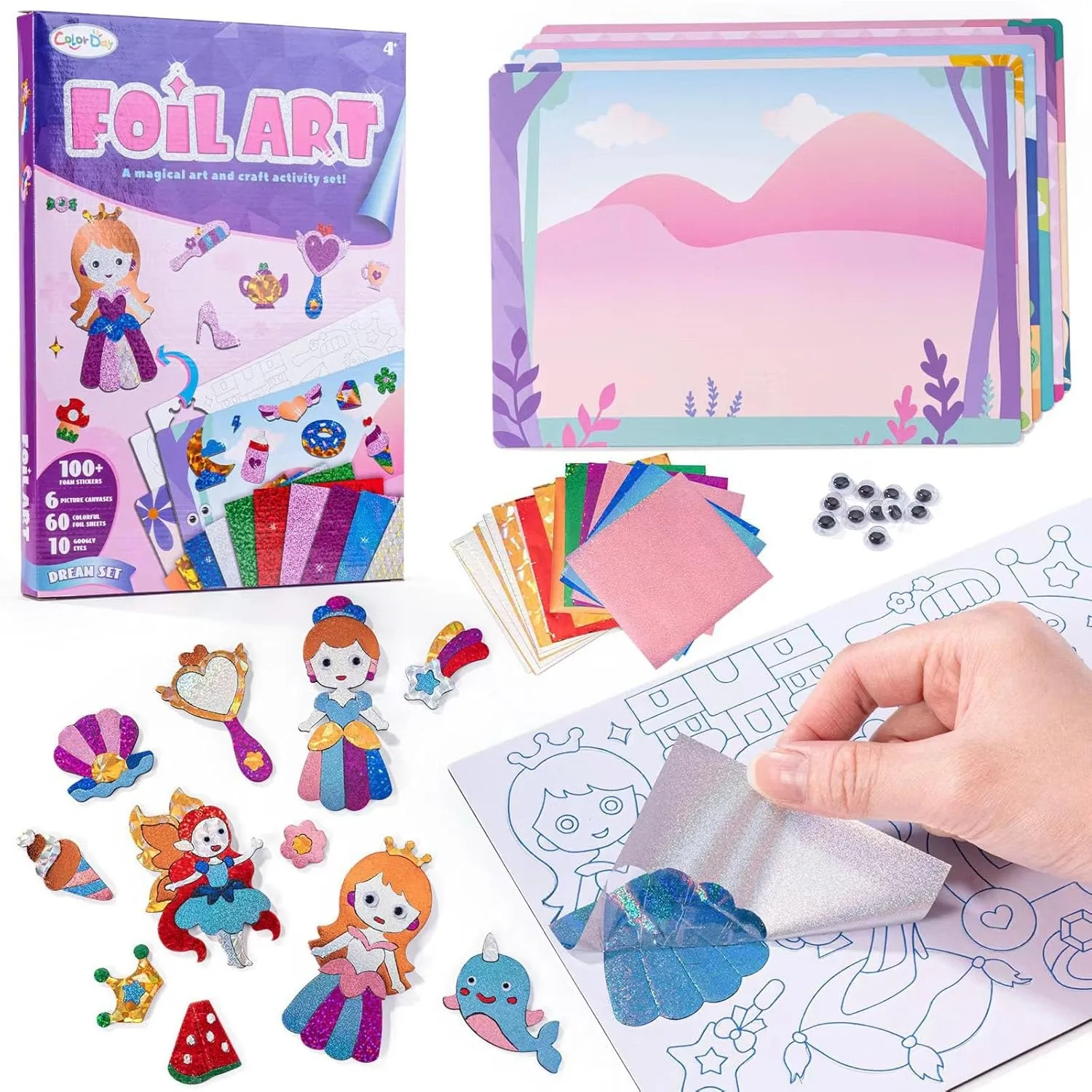 Kit de manualidades de aluminio para niñas – princesa