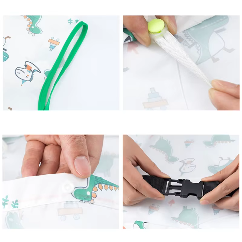 Babero impermeable para bebé recién nacido – Lavable - imagen 4