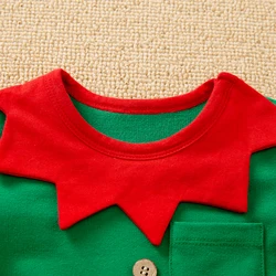Body bebé manga larga elfo Navidad