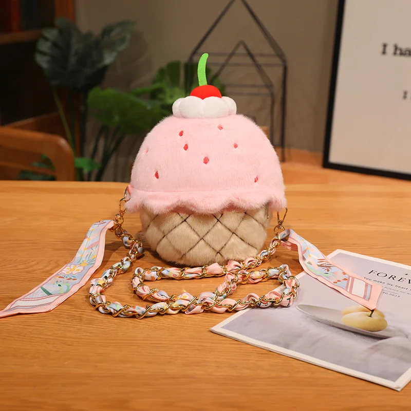 Correa de cadena decorativa con crema de cereza