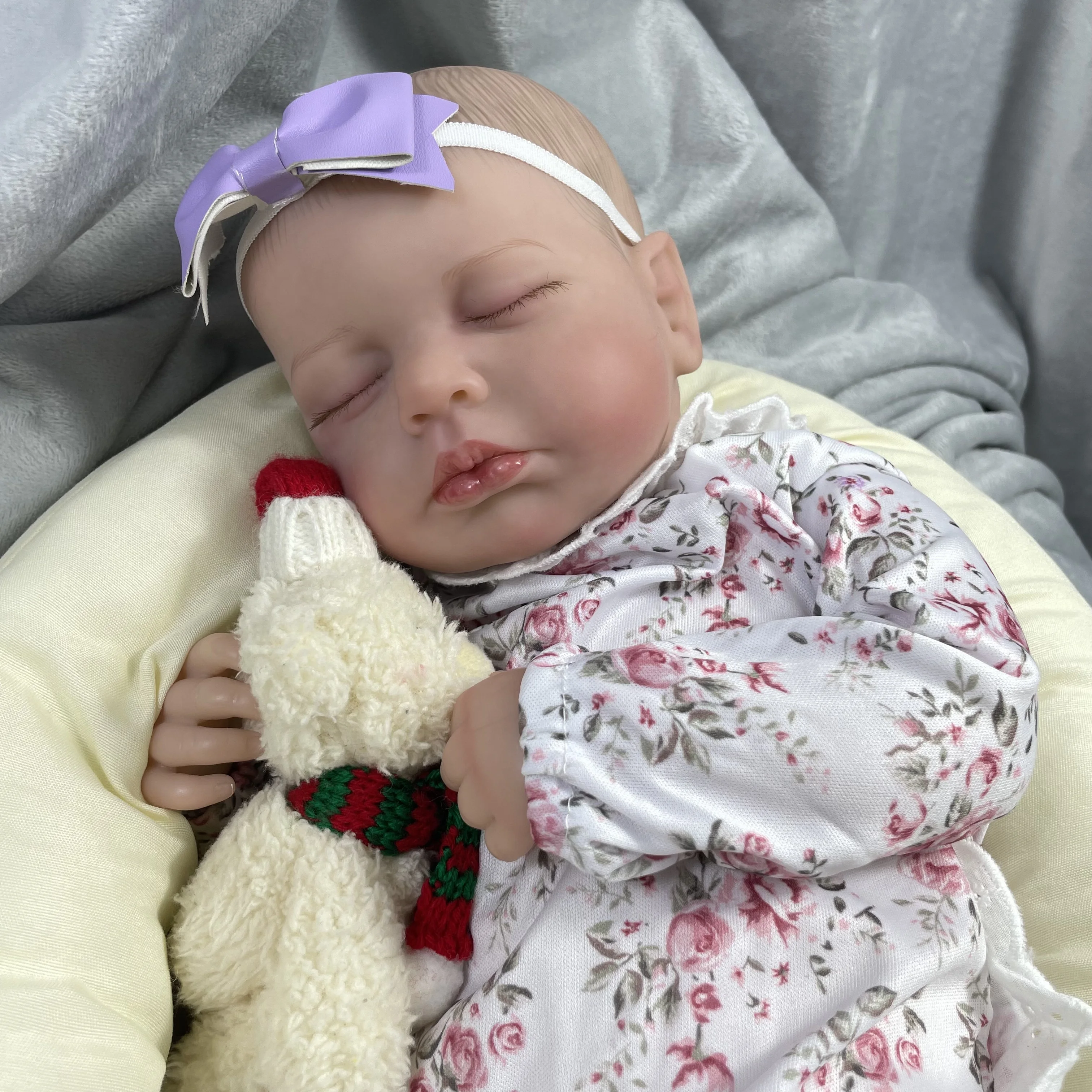 MRB LouLou muñeca reborn realista recién nacido de silicona - imagen 5