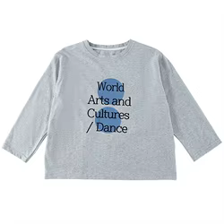 Camiseta manga larga de algodón para niño – Ideal otoño