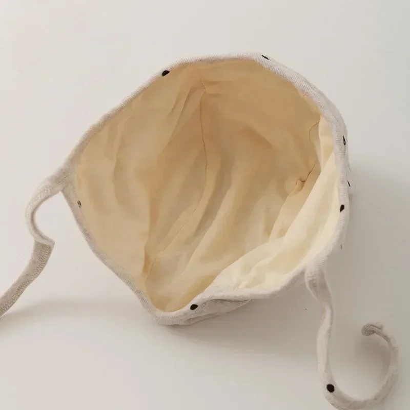 Gorro coreano para recién nacido con orejas de oso y conejo para fotos - imagen 2
