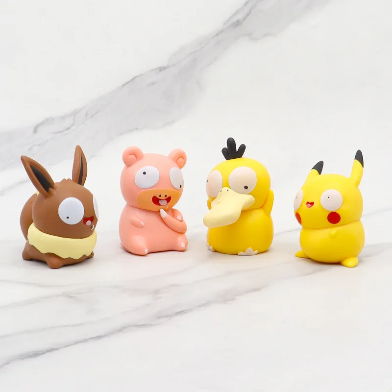 Figura de acción Pokémon estilo kawaii ojos grandes Pikachu - imagen 3