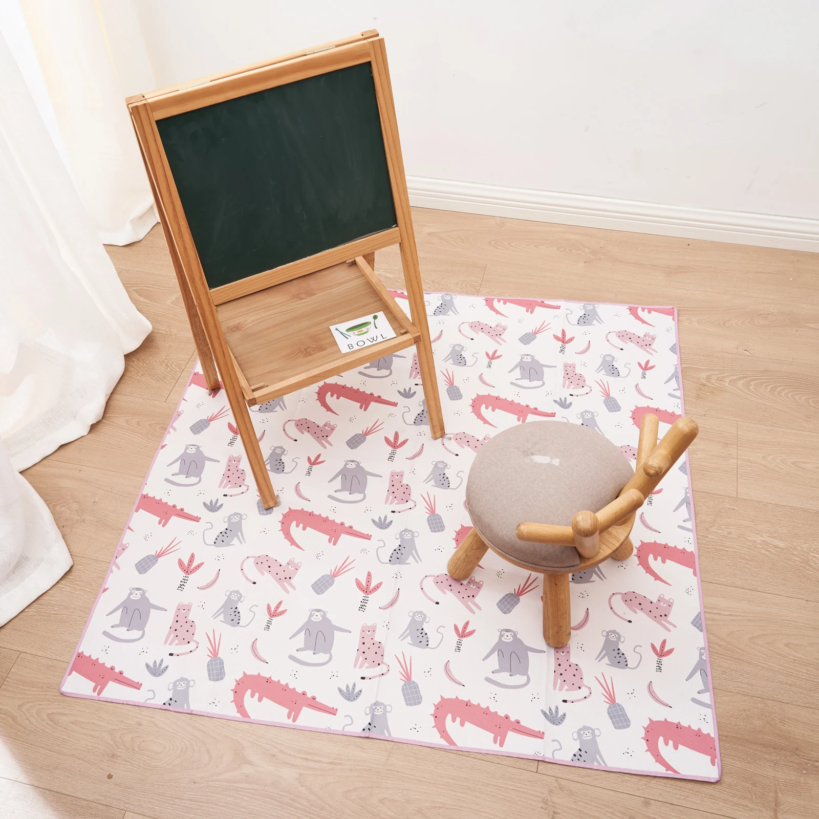 HappyFlute alfombrilla antideslizante para bebé plegable de juegos - imagen 2