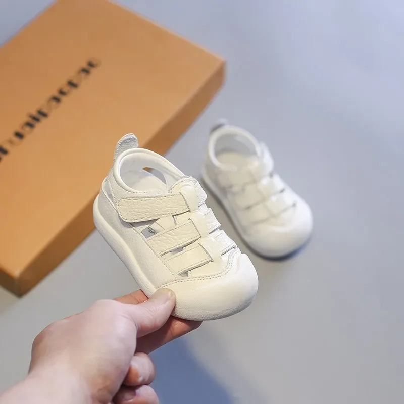 Sandalias de cuero para bebés con suela suave - verano cómodo - imagen 3
