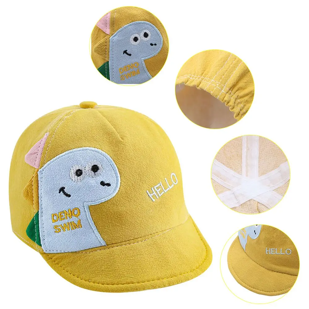 Gorra de malla con dinosaurios en azul