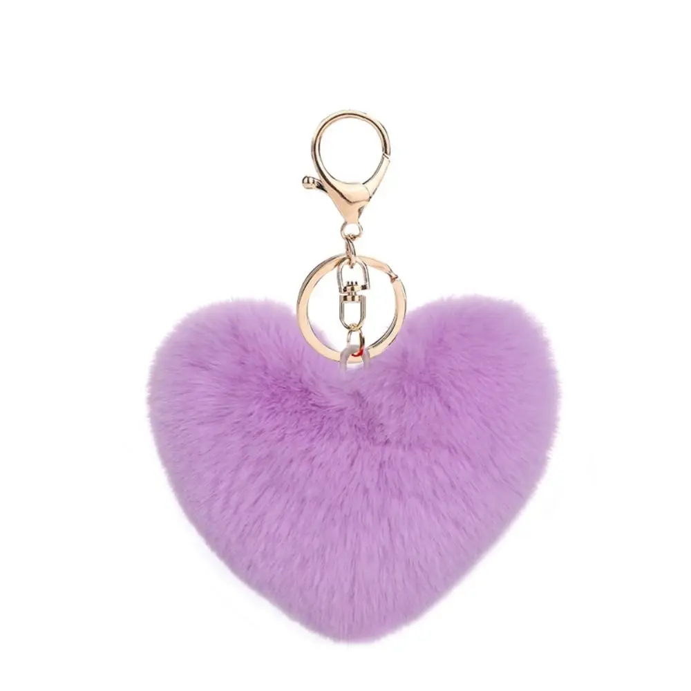 Colgante bolso felpa corazón suave llavero peluche bebé - imagen 4