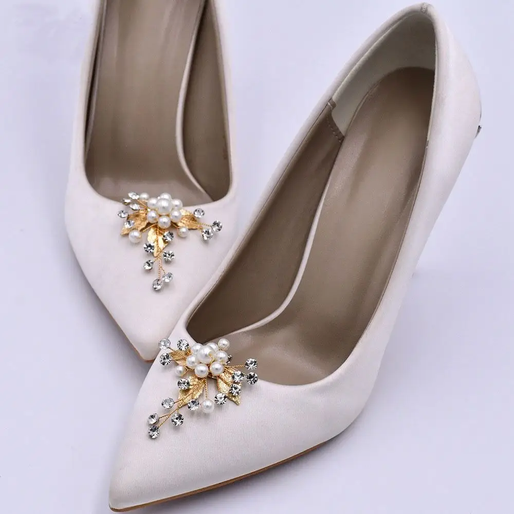 Clips de zapatos extraíbles con hebilla decorativa para graduación - imagen 2