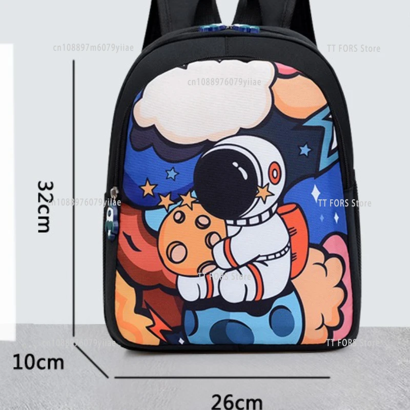Mochila infantil impermeable de astronauta 3D con gran capacidad - imagen 4