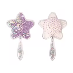 Cepillo de pelo portátil bebé niña con diseño estrella cinco puntas