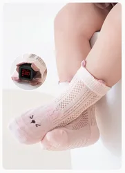Calcetines de verano para niños malla con animales antideslizantes