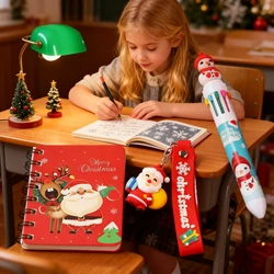 Set de papelería navideña cuaderno y bolígrafo para regalar