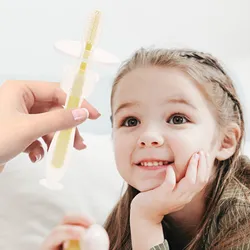 Cepillo de dientes silicona para bebés entrenamiento con base succión
