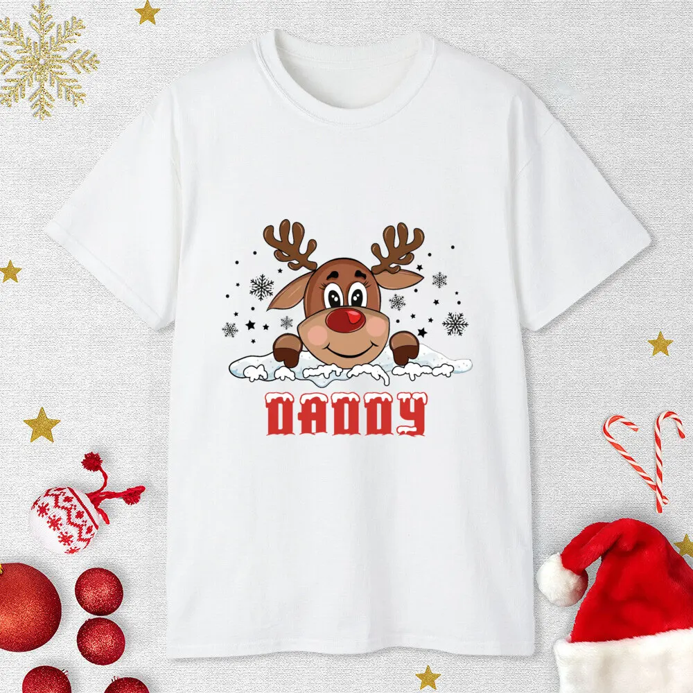 Conjunto navideño familiar con estampado de ciervos a juego - imagen 4