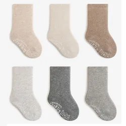 MILANCEL calcetines de otoño bebé con osito suaves para interiores
