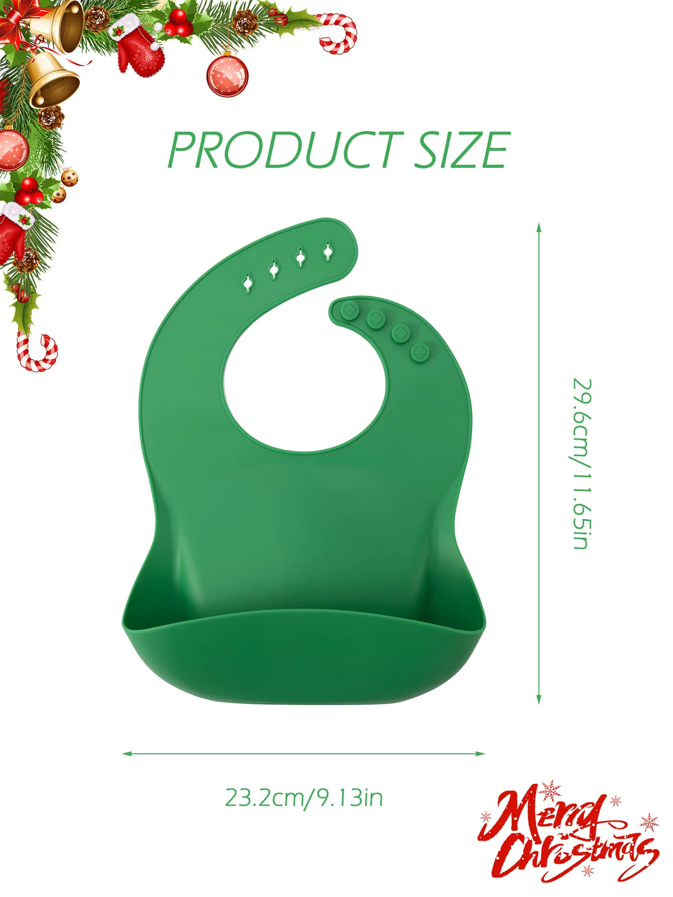 Babero de silicona impermeable para recién nacidos y eructos