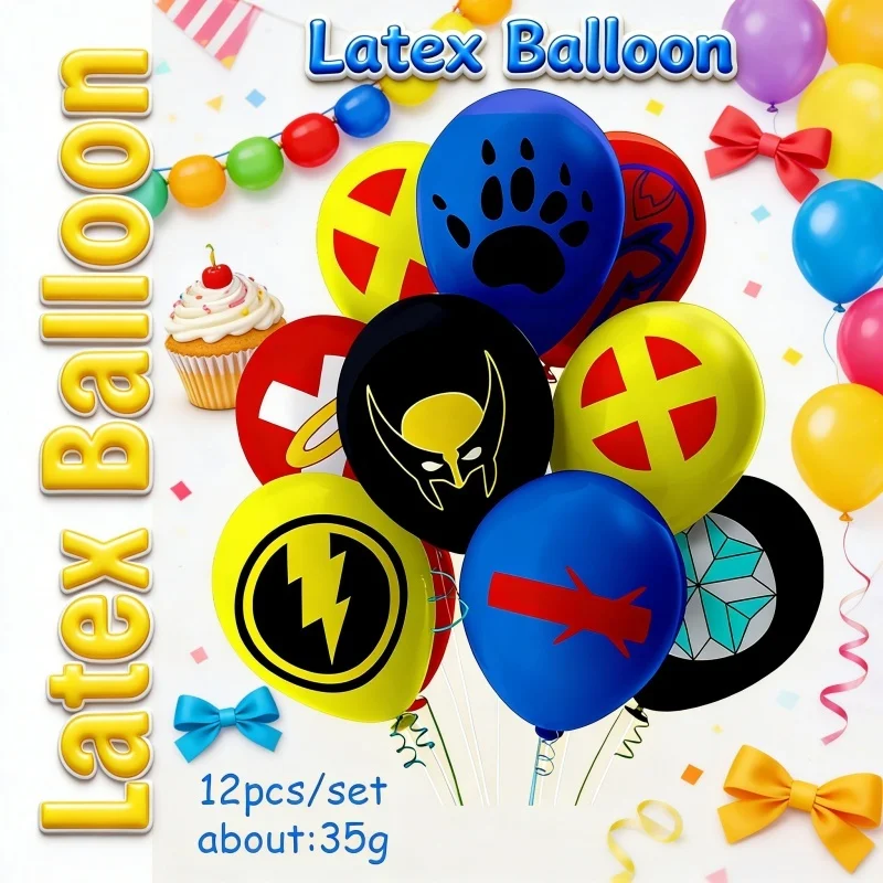 Globos X-Men 97 de látex para fiesta infantil y lluvia de regalos - imagen 5