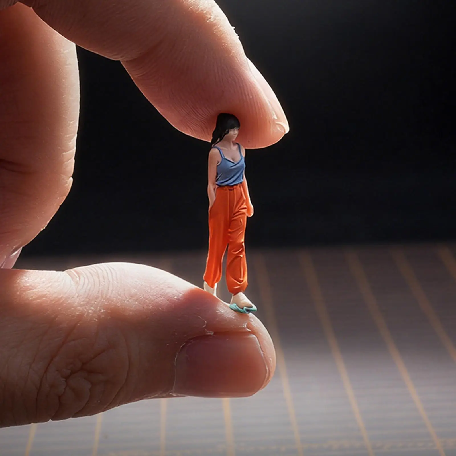 Figura de juguete femenina en miniatura para decoración - imagen 4