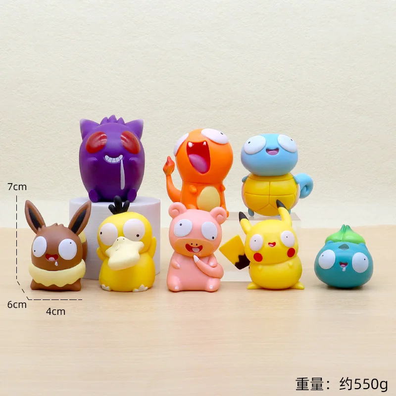 Figura de acción Pokémon estilo kawaii ojos grandes Pikachu - imagen 2