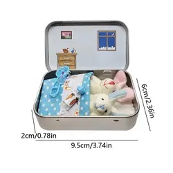Juguete de conejo de Pascua suave coleccionable para niños decorativo
