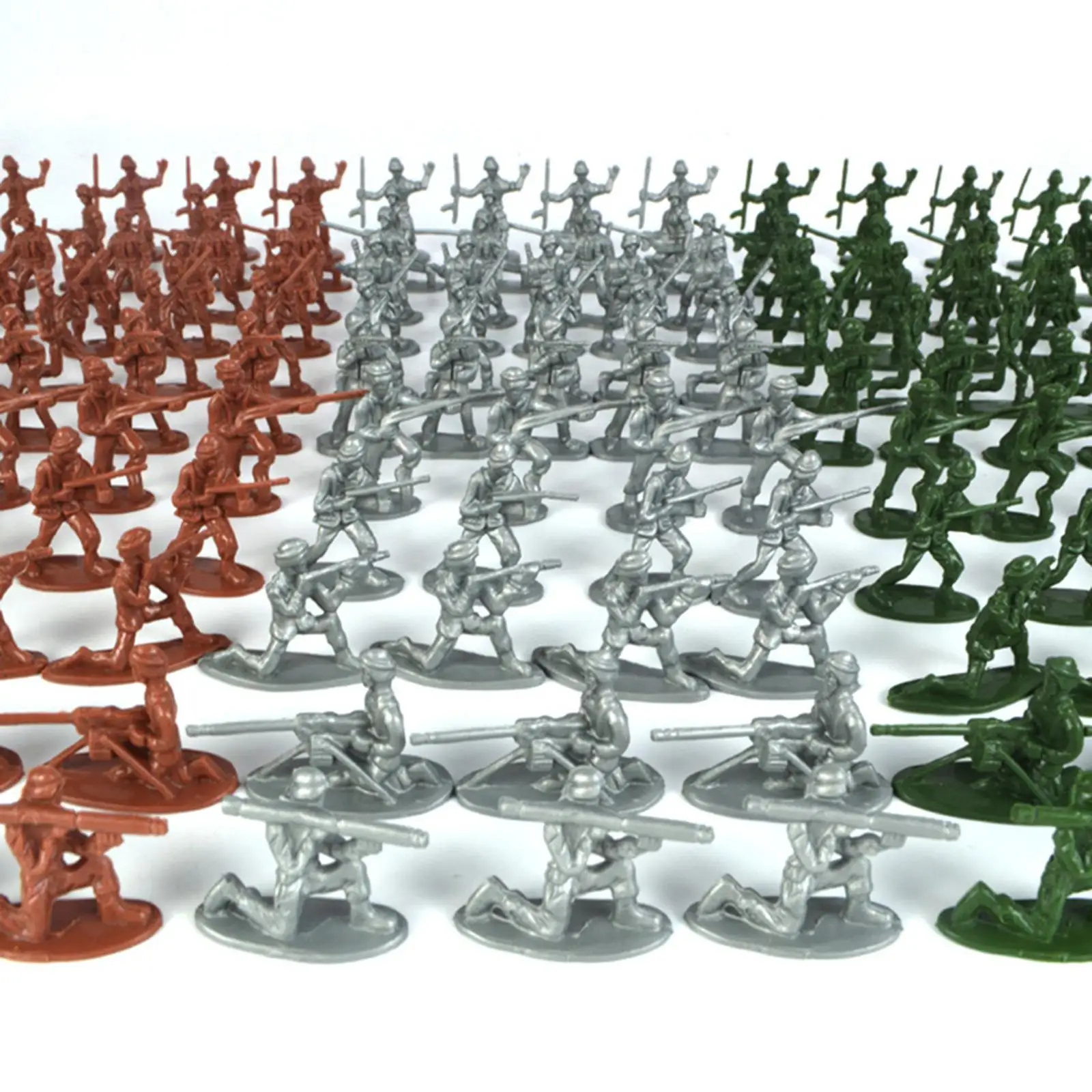 Figuras de soldados en miniatura con bandera para niños - imagen 4