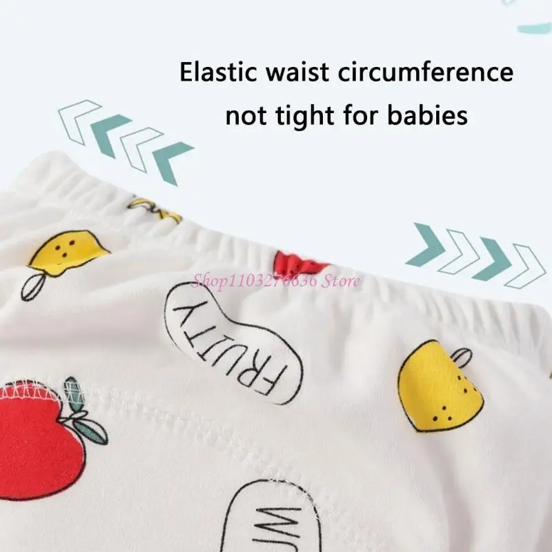 Pantalones de bebé ajustables de tela con patrones bonitos modernos - imagen 5