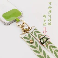 Cordón antipérdida para móvil infantil ajustable con perlas multicolor