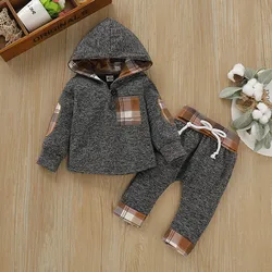 Conjunto bebé 0-3 años: top manga larga y pantalón largo, cómodo