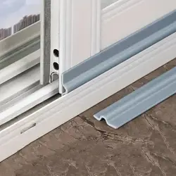 Cinta aislante acústica para ventanas y puertas corredizas