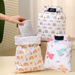 Bolsa de pañales húmeda y seca reutilizable para bebé y ropa