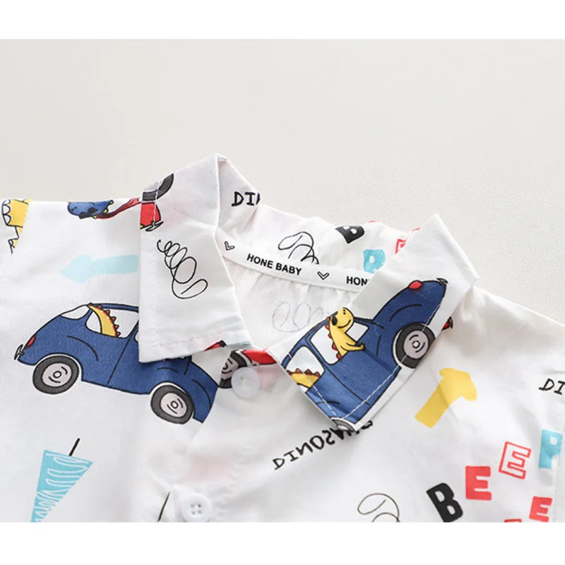 Ropa de verano para bebé: camiseta estampada y pantalón corto - imagen 5