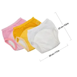 Pantalones de entrenamiento reutilizables de algodón transpirables