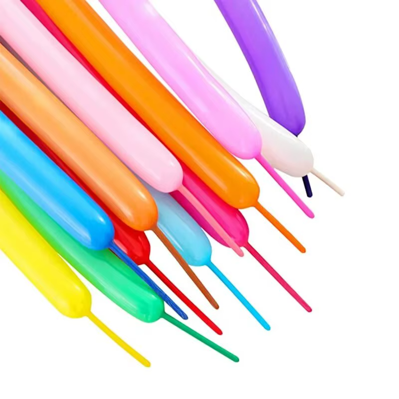 Globos espirales de látex para fiestas y celebraciones - colores vivos - imagen 2